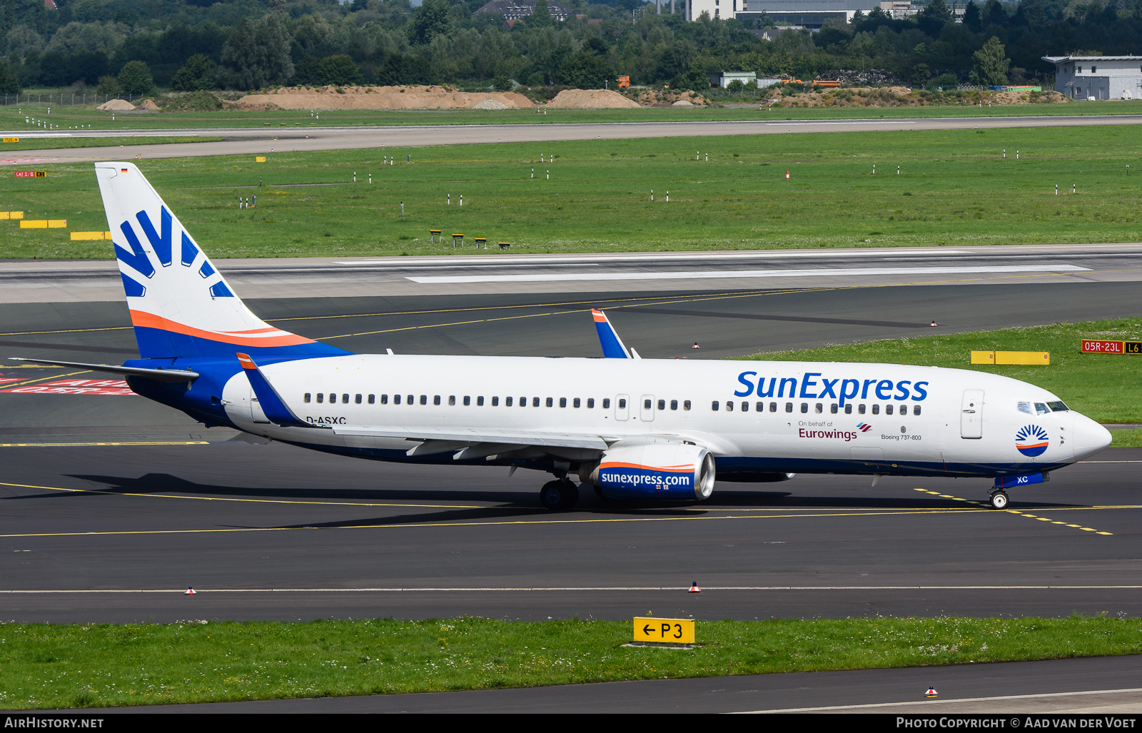 Aircraft Photo of D-ASXC | Boeing 737-86N | SunExpress | AirHistory.net #77117