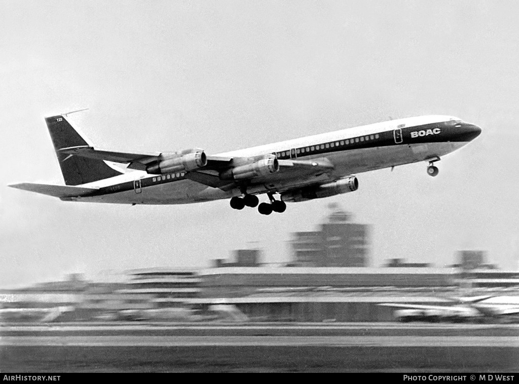 Aircraft Photo of G-ATZD | Boeing 707-365C | BOAC - British Overseas Airways Corporation | AirHistory.net #77156
