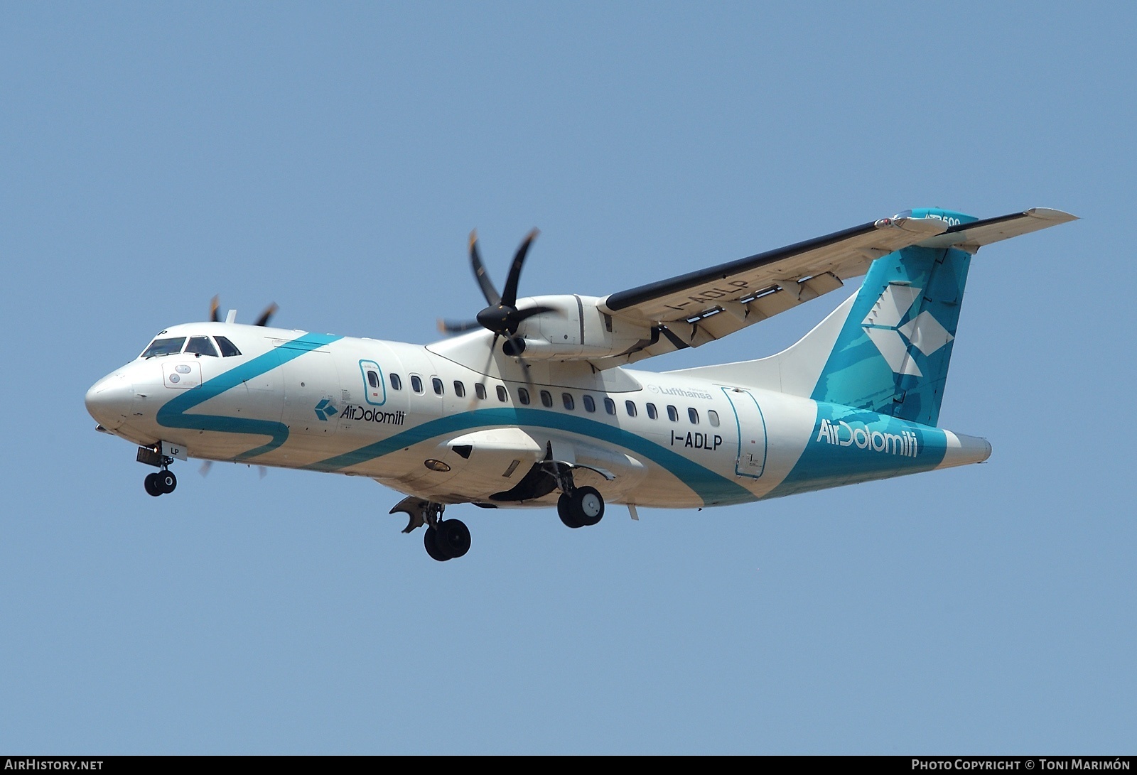 Aircraft Photo of I-ADLP | ATR ATR-42-500 | Air Dolomiti | AirHistory.net #77174