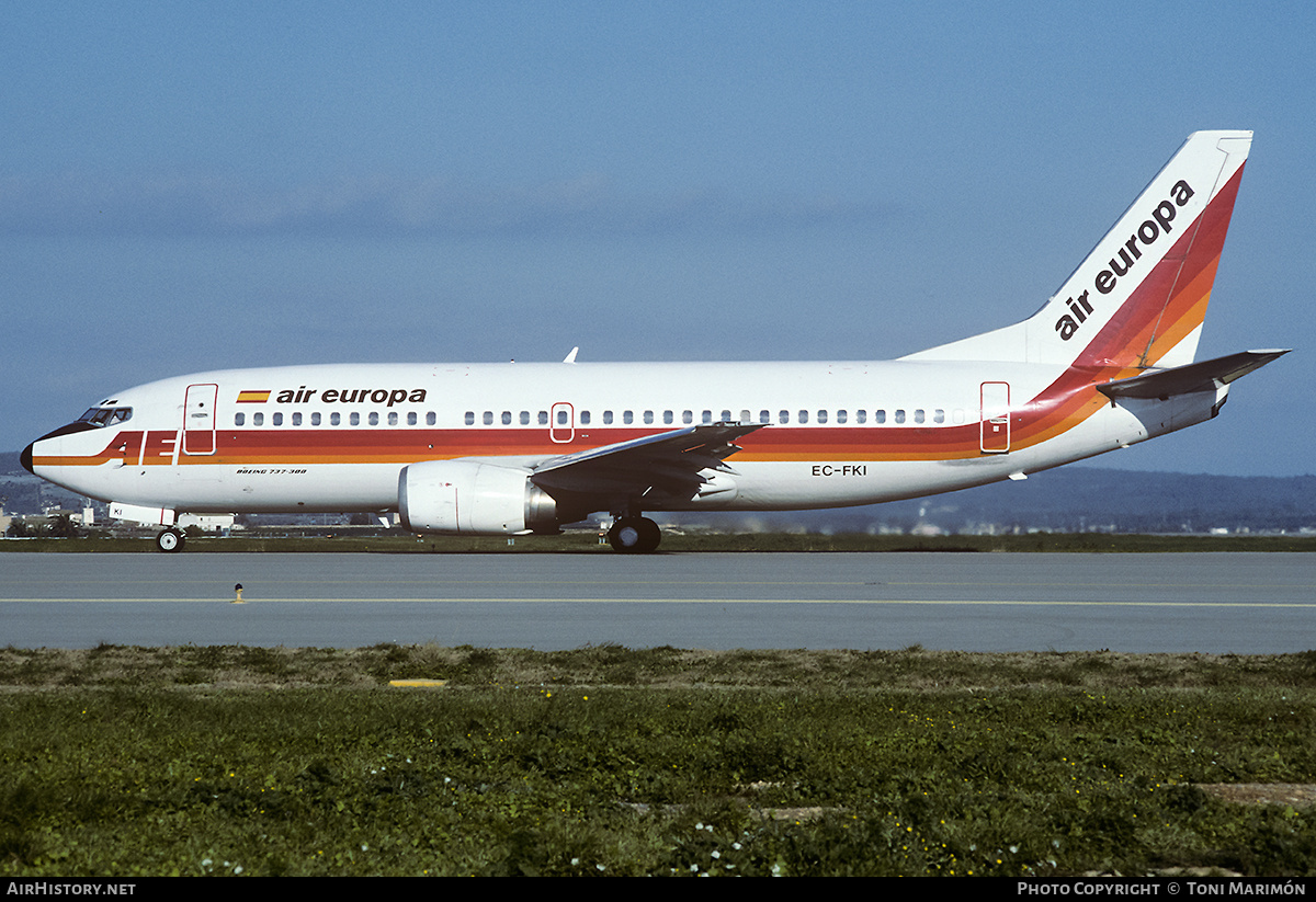 Aircraft Photo of EC-FKI | Boeing 737-375 | Air Europa | AirHistory.net #77179