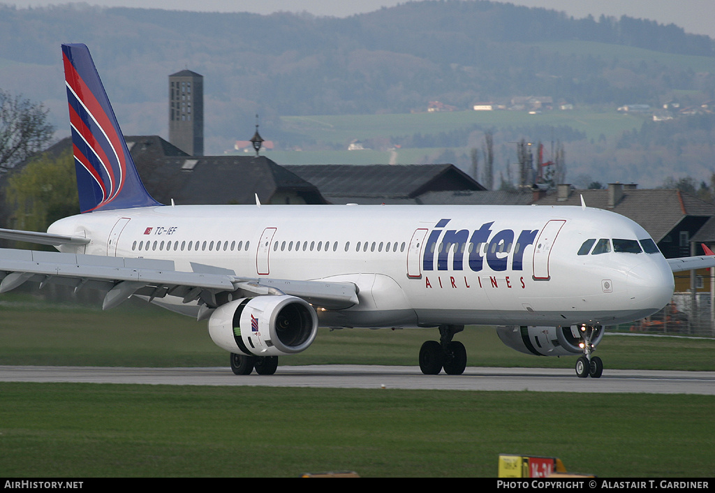 Aircraft Photo of TC-IEF | Airbus A321-231 | Inter Airlines | AirHistory.net #77196