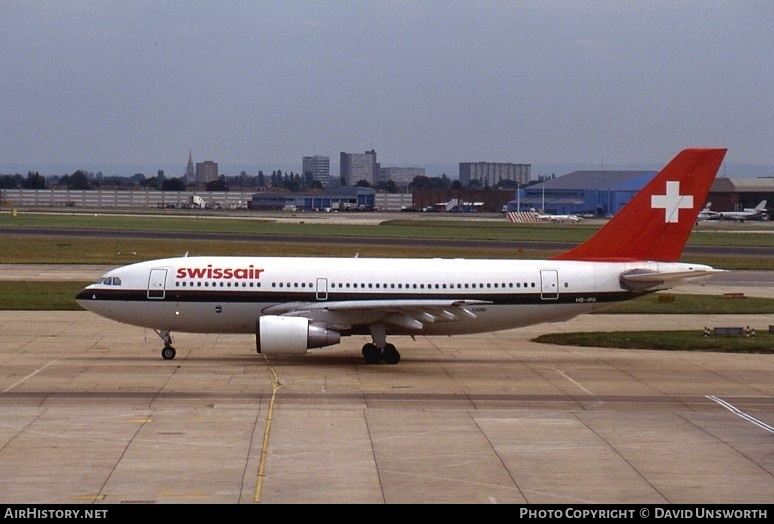 Aircraft Photo of HB-IPA | Airbus A310-221 | Swissair | AirHistory.net #77205