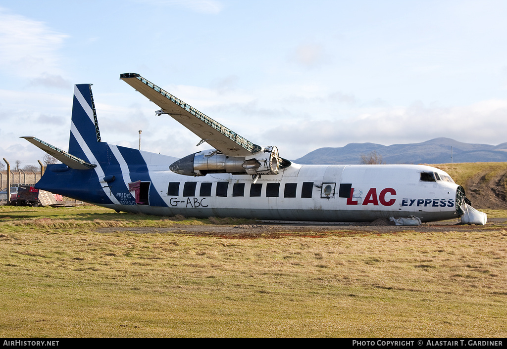 Aircraft Photo of G-BMXD | Fokker F27-500F Friendship | BAC Express Airlines | AirHistory.net #77209