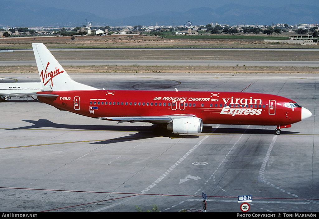 Aircraft Photo of F-GMJO | Boeing 737-4Y0 | Virgin Express | AirHistory.net #77210