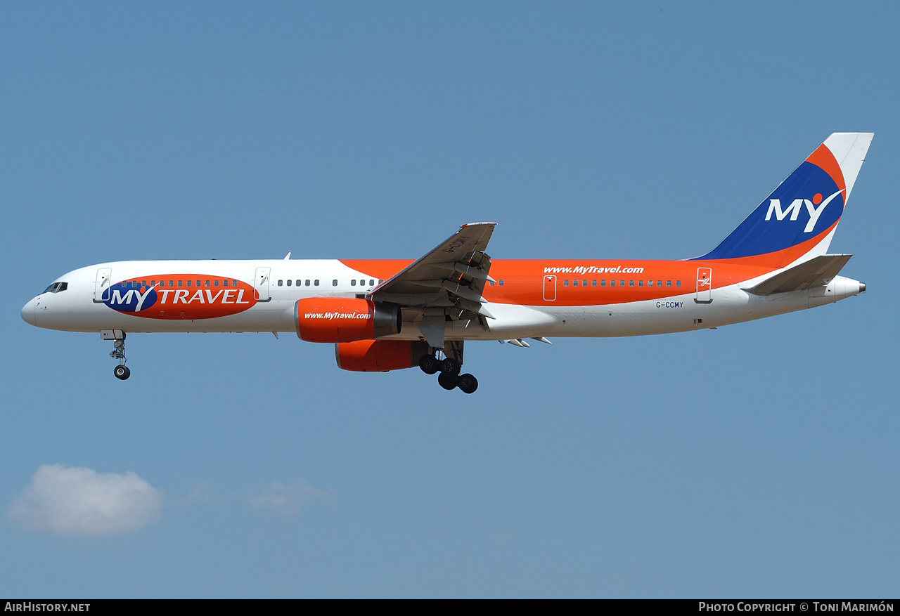 Aircraft Photo of G-CCMY | Boeing 757-23A | MyTravel Airways | AirHistory.net #77219