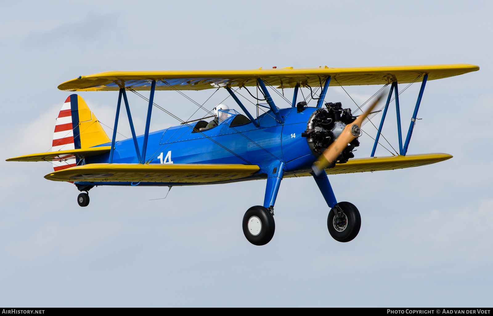 Aircraft Photo of G-ISDN / 14 | Boeing PT-17 Kaydet (A75N1) | USA - Air Force | AirHistory.net #77224