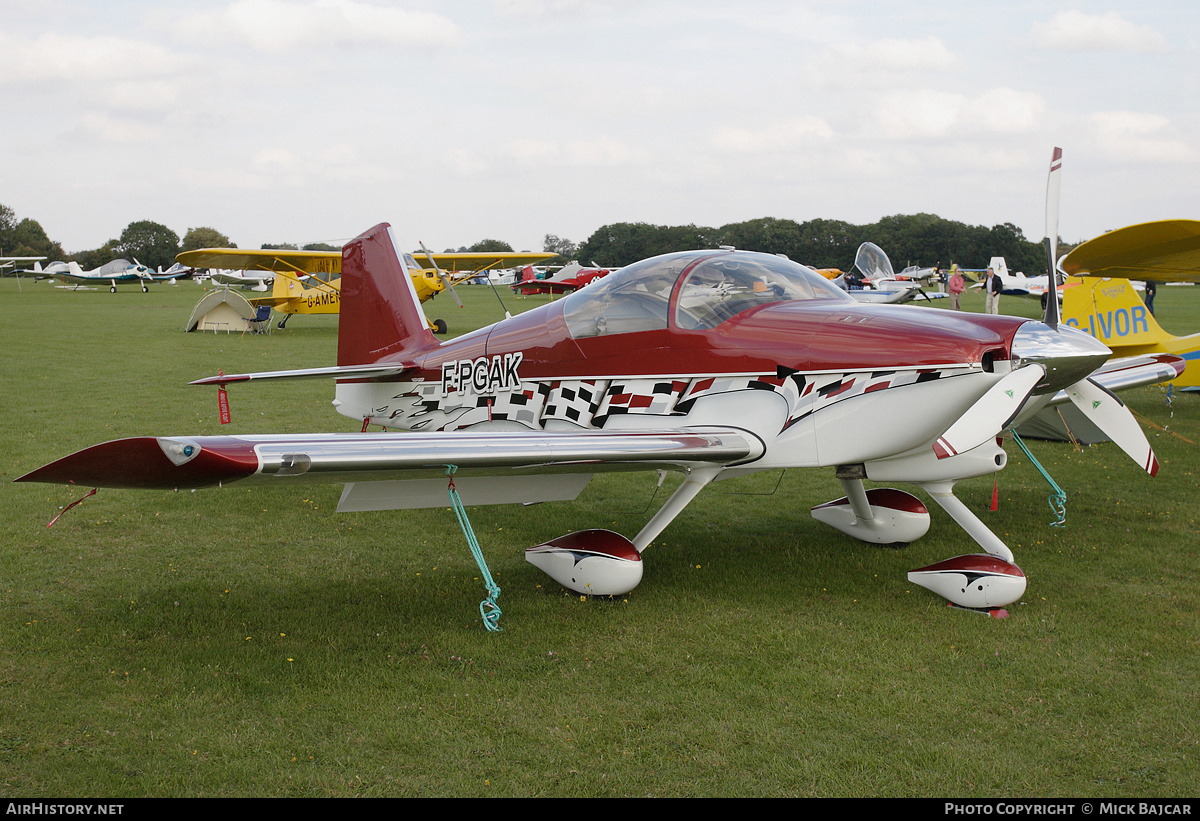 Aircraft Photo of F-PGAK | Van's RV-6A | AirHistory.net #77236