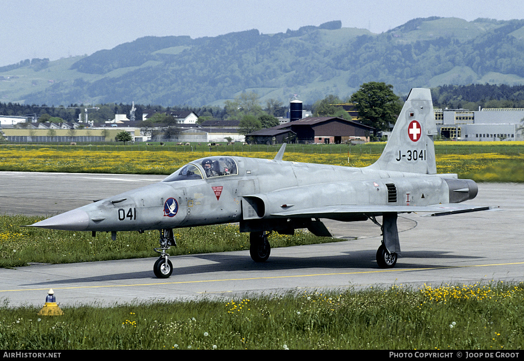 Aircraft Photo of J-3041 | Northrop F-5E Tiger II | Switzerland - Air Force | AirHistory.net #77240