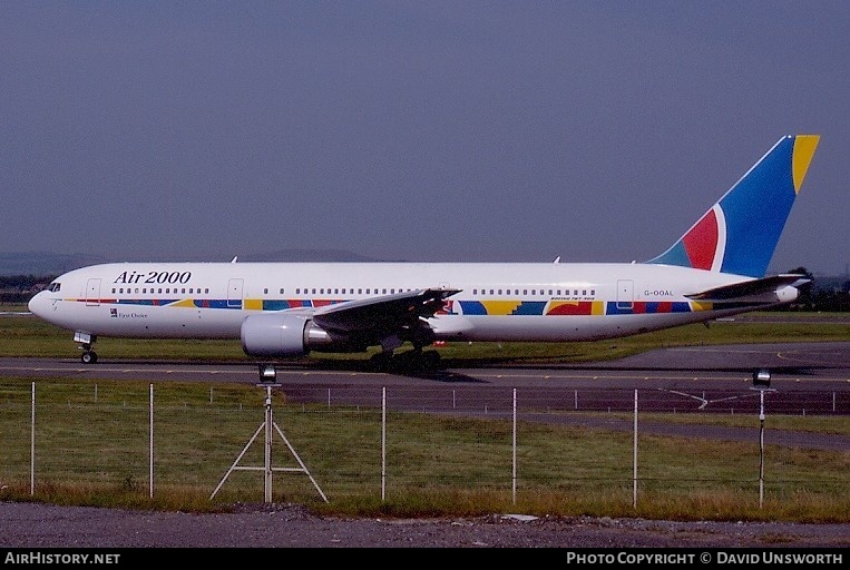 Aircraft Photo of G-OOAL | Boeing 767-38A/ER | Air 2000 | AirHistory.net #77248