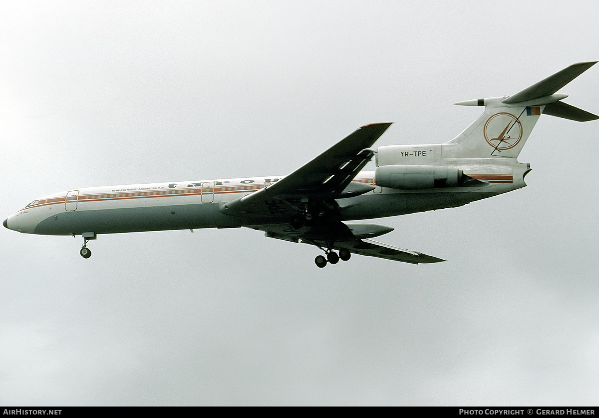 Aircraft Photo of YR-TPE | Tupolev Tu-154B | TAROM - Transporturile Aeriene Române | AirHistory.net #77251