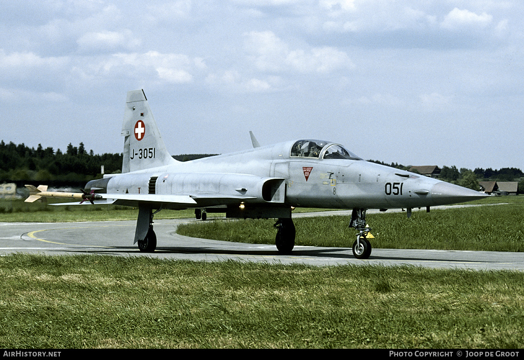 Aircraft Photo of J-3051 | Northrop F-5E Tiger II | Switzerland - Air Force | AirHistory.net #77258