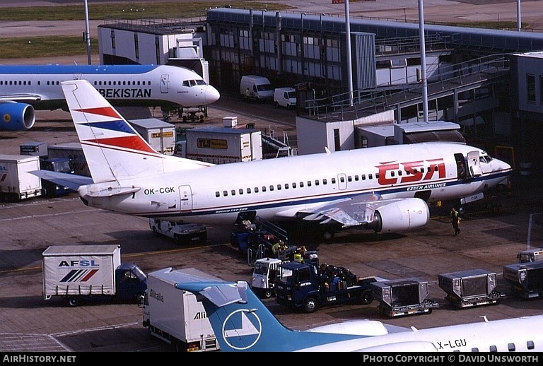 Aircraft Photo of OK-CGK | Boeing 737-55S | ČSA - Czech Airlines | AirHistory.net #77267