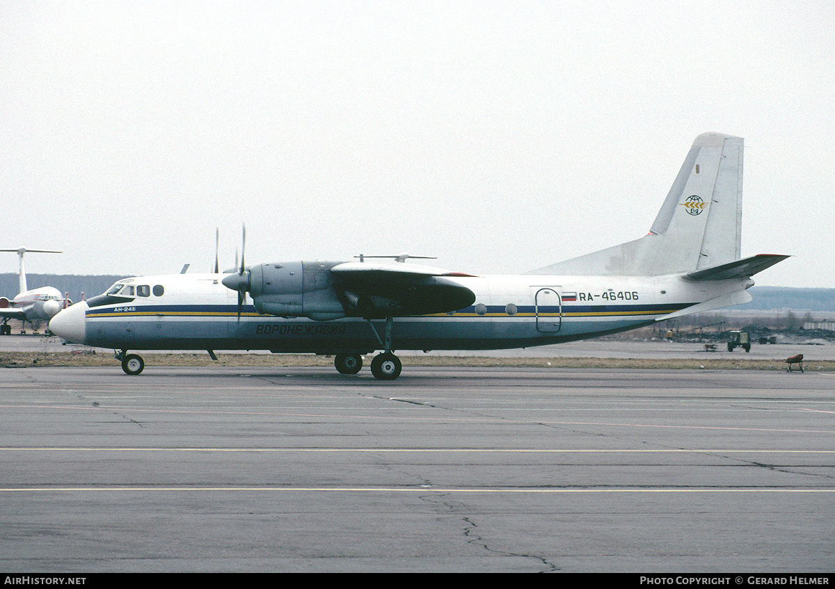 Aircraft Photo of RA-46406 | Antonov An-24B | Voronezh Avia | AirHistory.net #77271