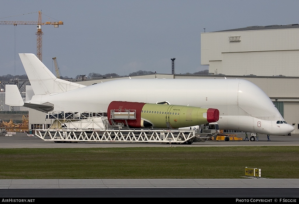 Aircraft Photo of F-GSTF | Airbus A300B4-608ST Beluga (Super Transporter) | Airbus Transport International | AirHistory.net #77284