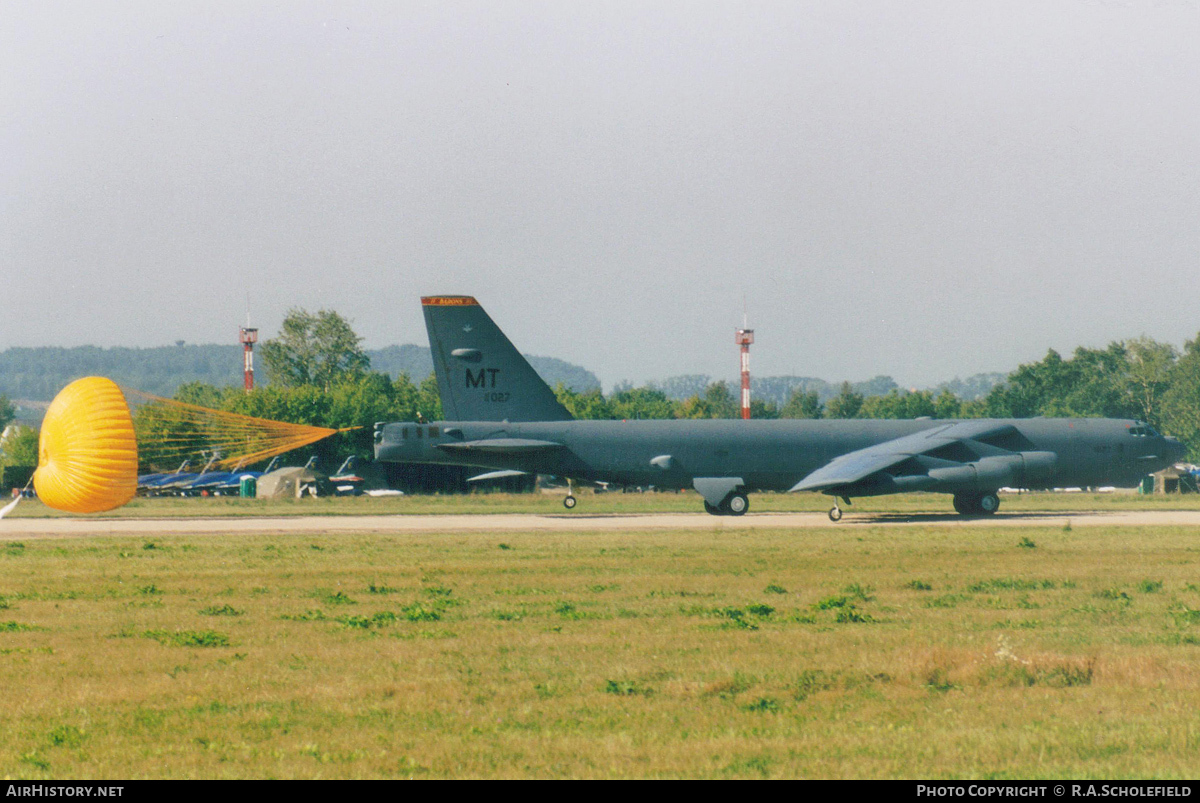 Aircraft Photo of 61-0027 / AF61-027 | Boeing B-52H Stratofortress | USA - Air Force | AirHistory.net #77295