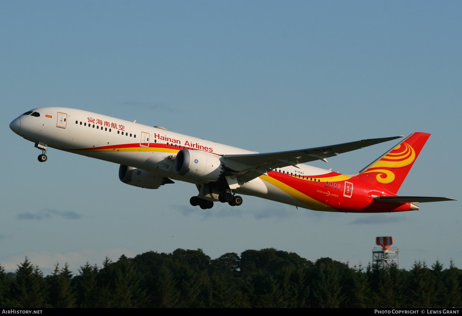 Aircraft Photo of B-1543 | Boeing 787-9 Dreamliner | Hainan Airlines | AirHistory.net #77297