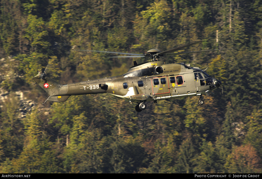 Aircraft Photo of T-339 | Eurocopter TH98 Cougar (AS-532UL) | Switzerland - Air Force | AirHistory.net #77298