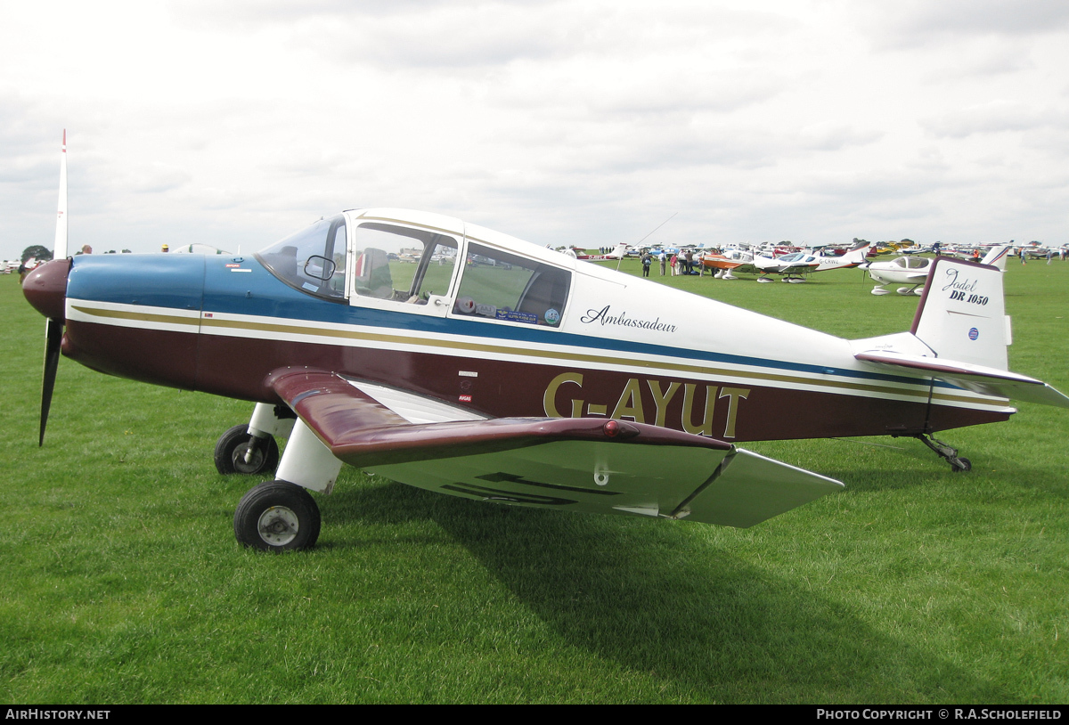 Aircraft Photo of G-AYUT | SAN Jodel DR-1050 Ambassadeur | AirHistory.net #77301