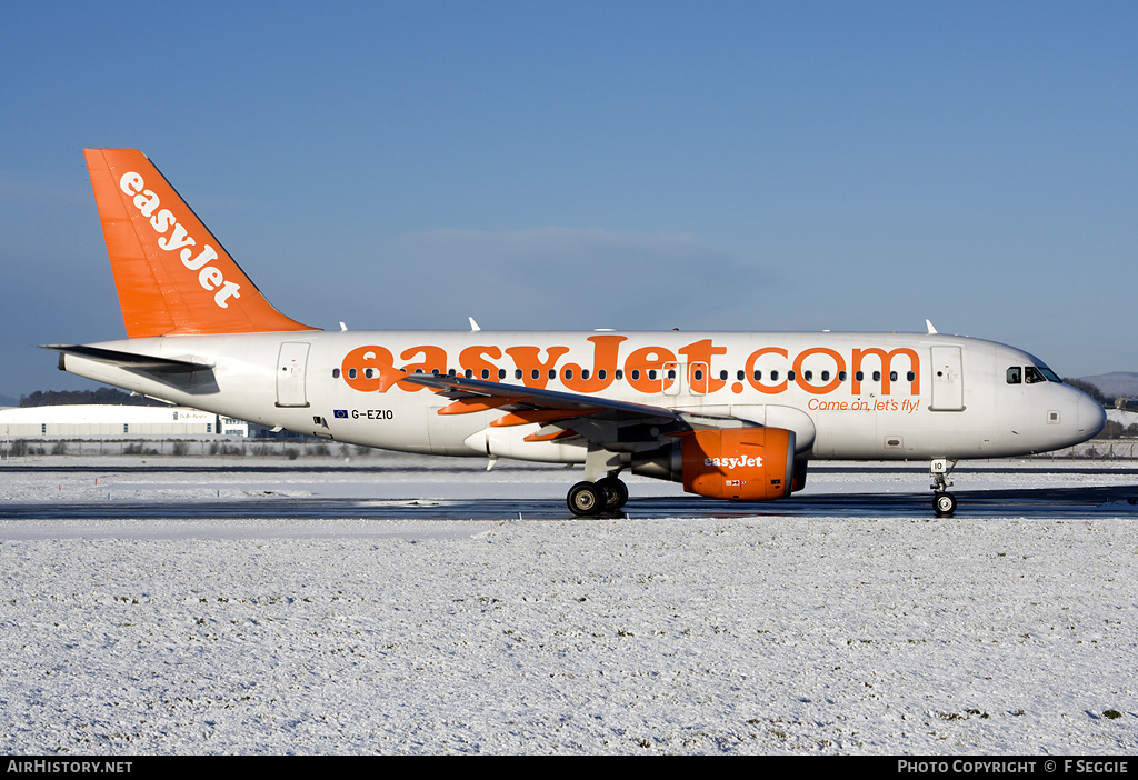 Aircraft Photo of G-EZIO | Airbus A319-111 | EasyJet | AirHistory.net #77346