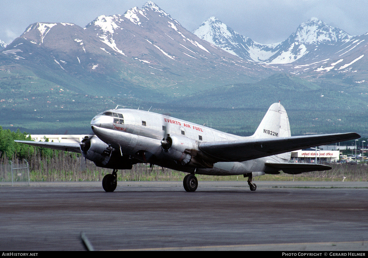 Aircraft Photo of N1822M | Curtiss C-46F Commando | Everts Air Fuel | AirHistory.net #77352