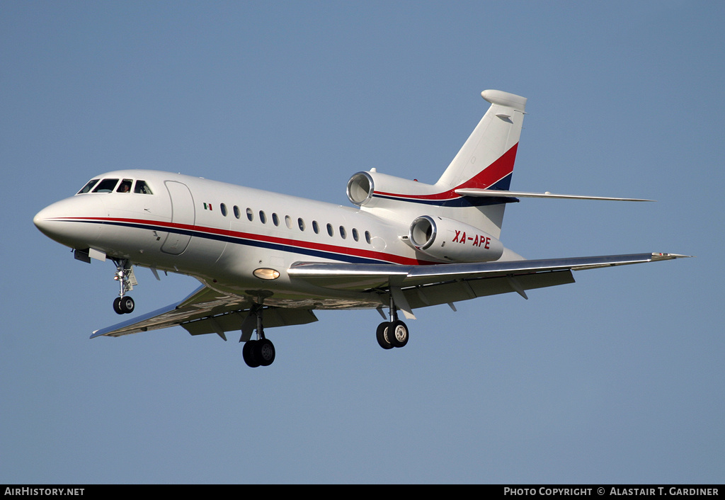 Aircraft Photo of XA-APE | Dassault Falcon 900B | AirHistory.net #77362