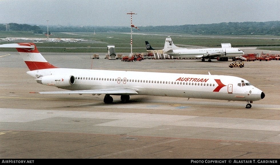 Aircraft Photo of OE-LDU | McDonnell Douglas MD-81 (DC-9-81) | Austrian Airlines | AirHistory.net #77363