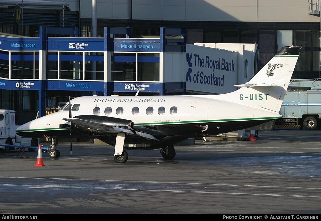 Aircraft Photo of G-UIST | British Aerospace BAe-3101 Jetstream 31 | Highland Airways | AirHistory.net #77372
