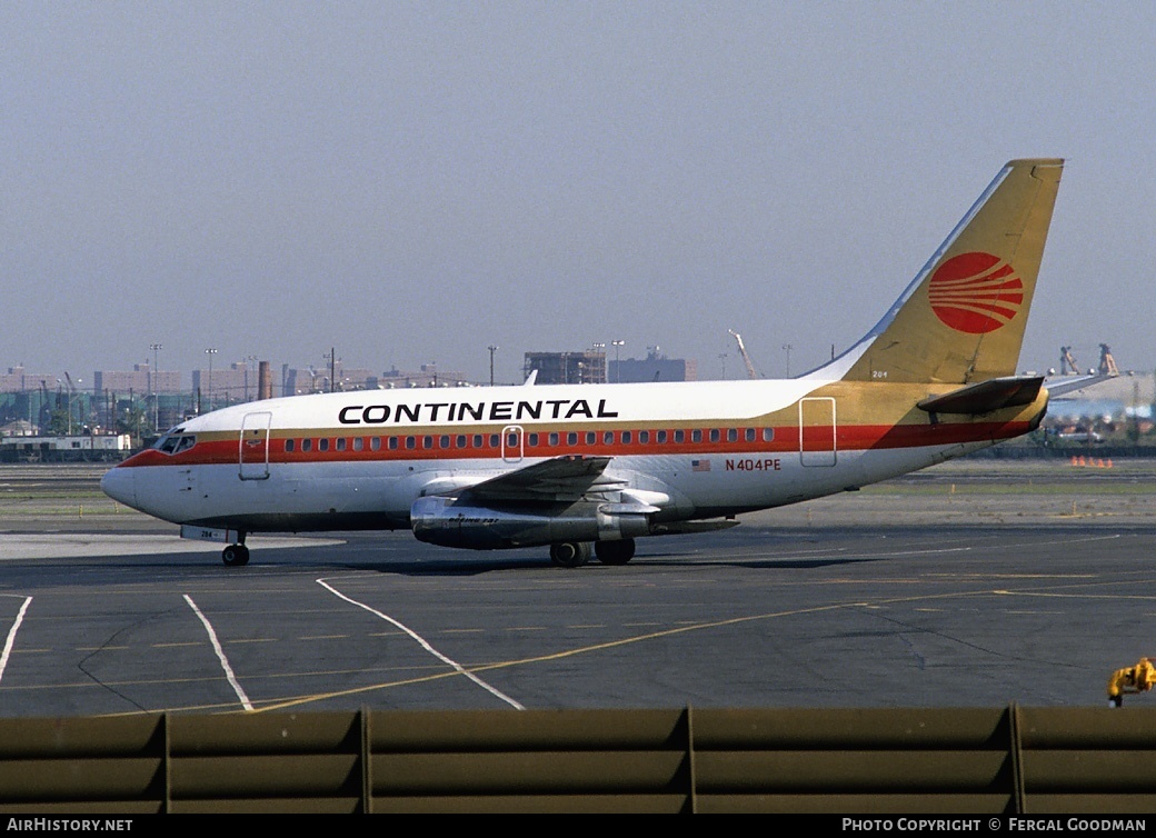 Aircraft Photo of N404PE | Boeing 737-130 | Continental Airlines | AirHistory.net #77397