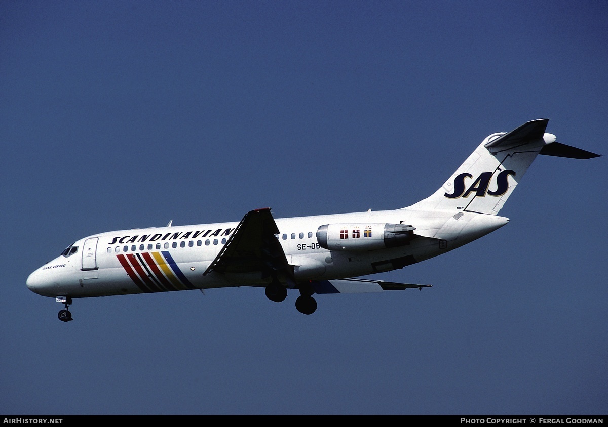 Aircraft Photo of SE-DBP | McDonnell Douglas DC-9-21 | Scandinavian Airlines - SAS | AirHistory.net #77406