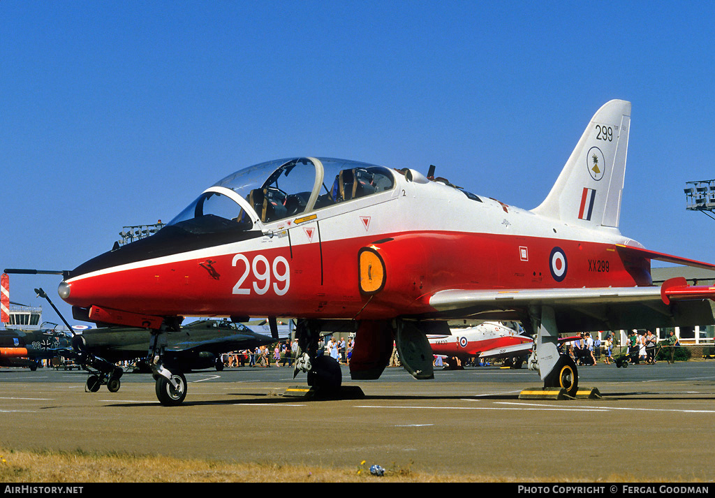 Aircraft Photo of XX299 | British Aerospace Hawk T.1 | UK - Air Force | AirHistory.net #77408