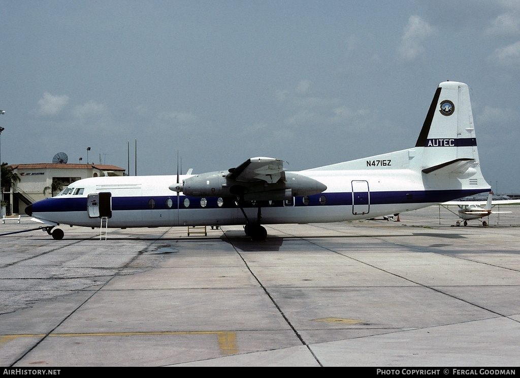 Aircraft Photo of N4716Z | Fairchild Hiller FH-227B | AUTEC | AirHistory.net #77409
