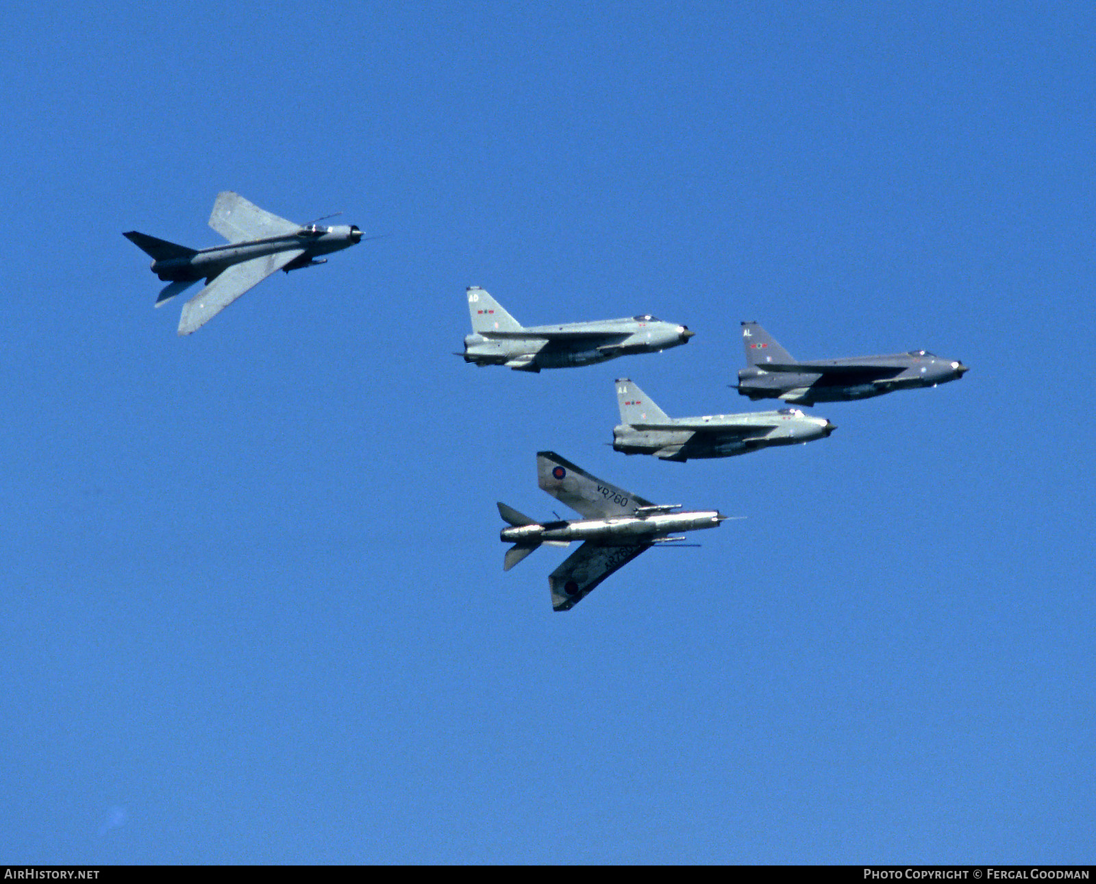 Aircraft Photo of XR757 | English Electric Lightning F6 | UK - Air Force | AirHistory.net #77422