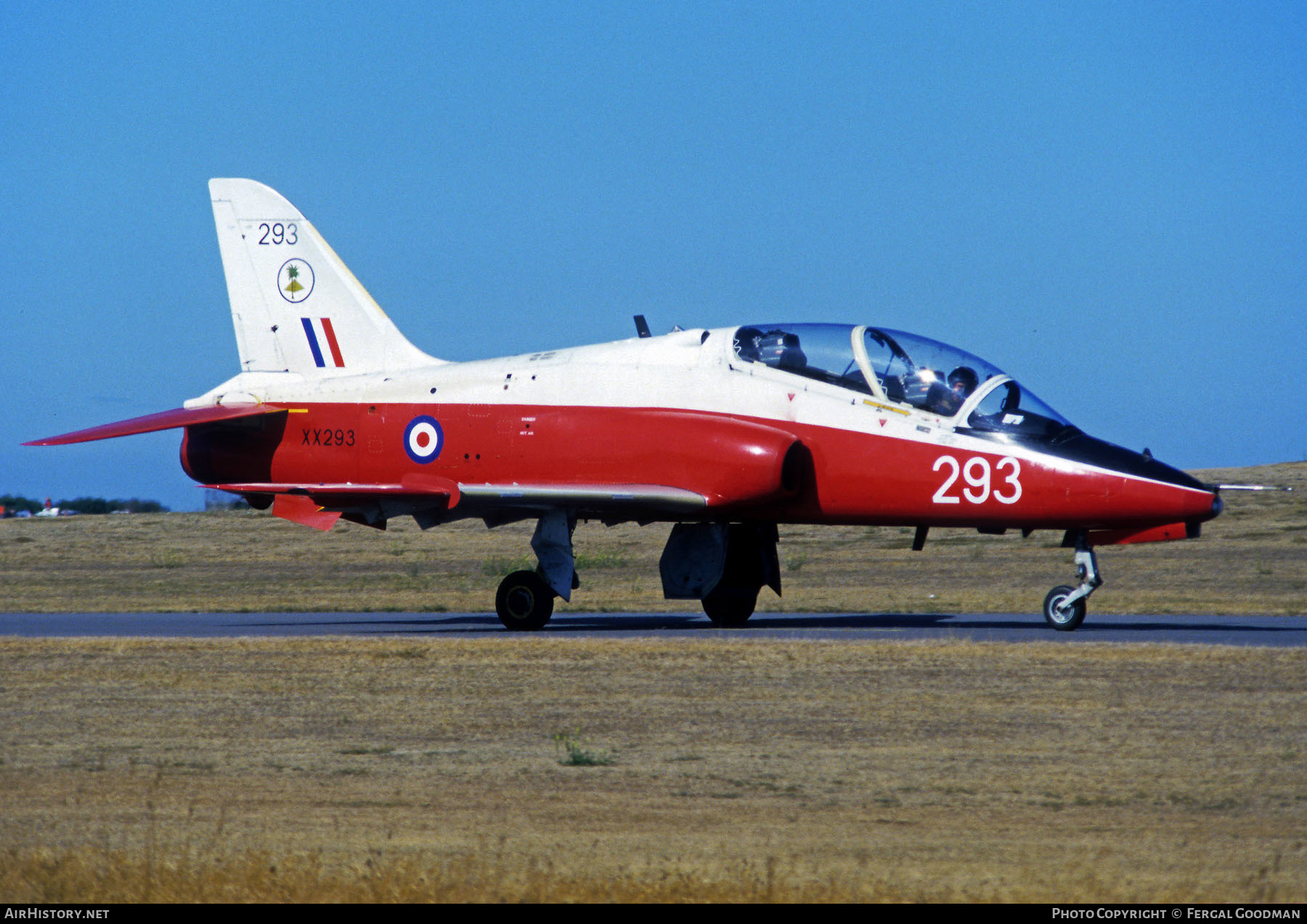 Aircraft Photo of XX293 | British Aerospace Hawk T.1 | UK - Air Force | AirHistory.net #77424