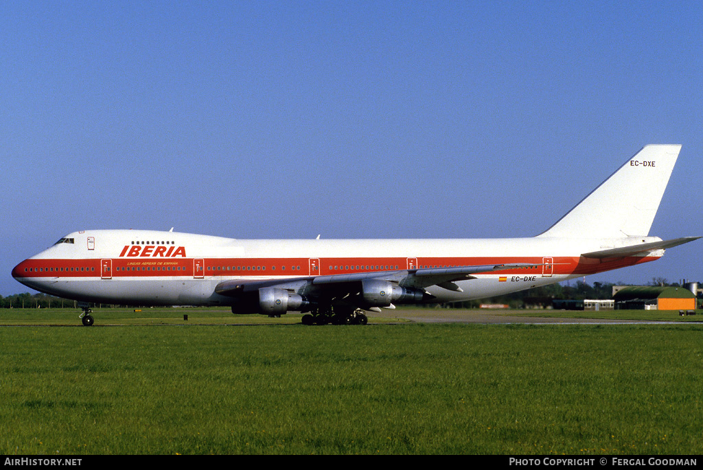 Aircraft Photo of EC-DXE | Boeing 747-133 | Iberia | AirHistory.net #77428