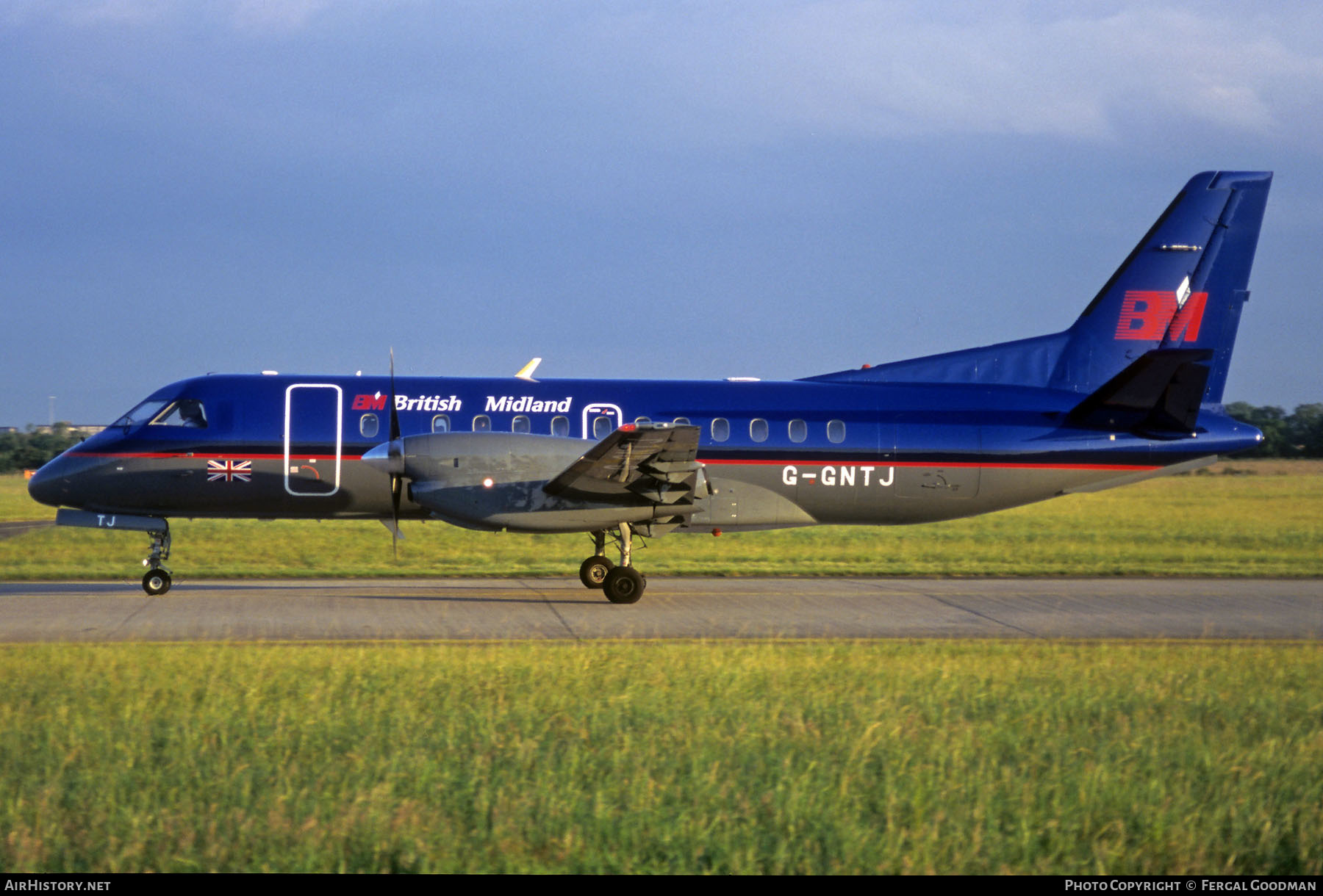 Aircraft Photo of G-GNTJ | Saab 340B | British Midland Airways - BMA | AirHistory.net #77430