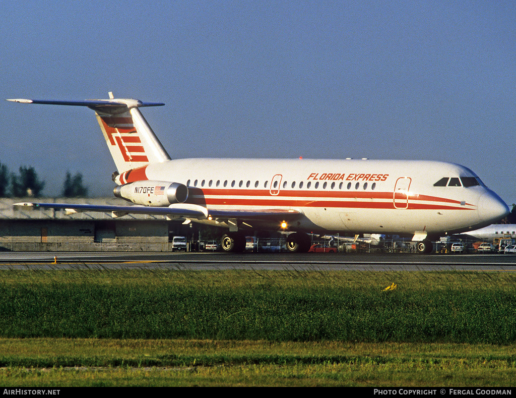Aircraft Photo of N170FE | BAC 111-401AK One-Eleven | Florida Express | AirHistory.net #77434