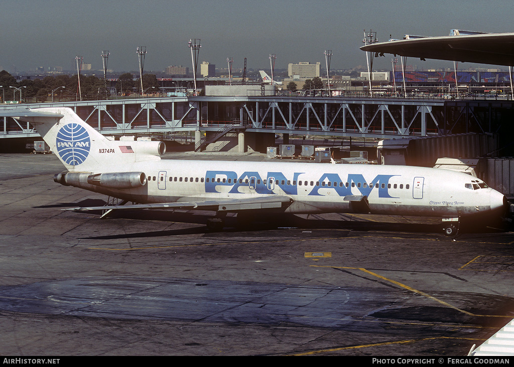 Aircraft Photo of N374PA | Boeing 727-214/Adv | Pan American World Airways - Pan Am | AirHistory.net #77443