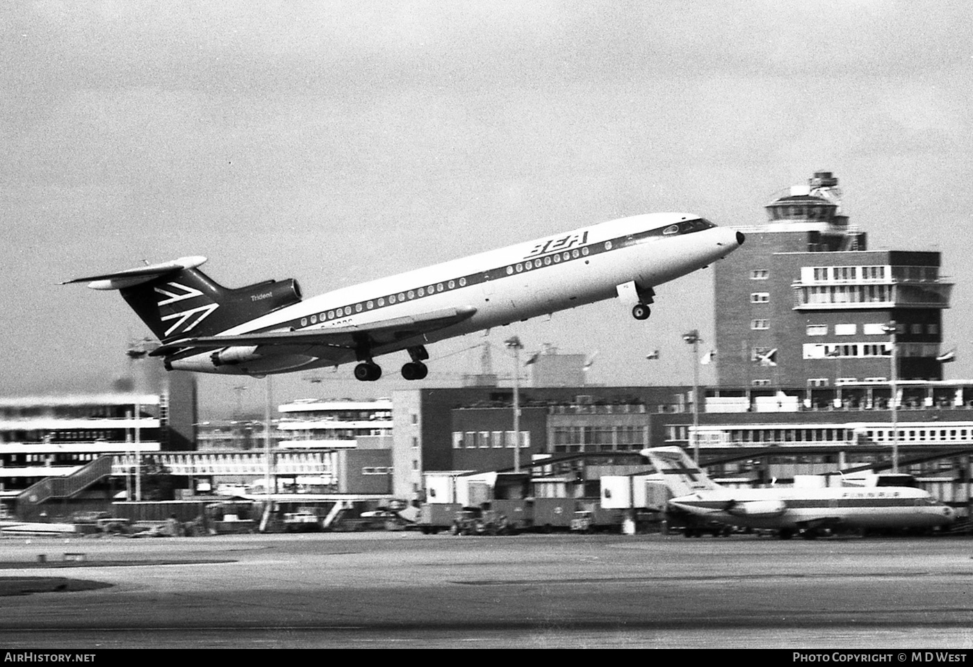 Aircraft Photo of G-ARPG | De Havilland D.H. 121 Trident 1C | BEA - British European Airways | AirHistory.net #77450