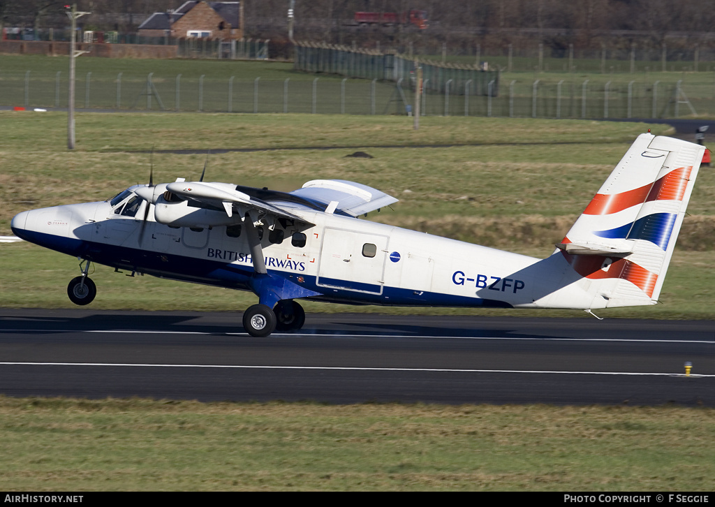 Aircraft Photo of G-BZFP | De Havilland Canada DHC-6-300 Twin Otter | British Airways | AirHistory.net #77458