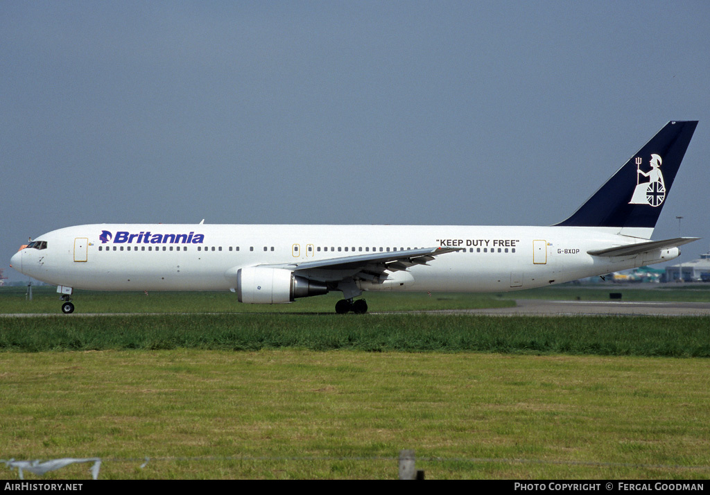 Aircraft Photo of G-BXOP | Boeing 767-3S1/ER | Britannia Airways | AirHistory.net #77493