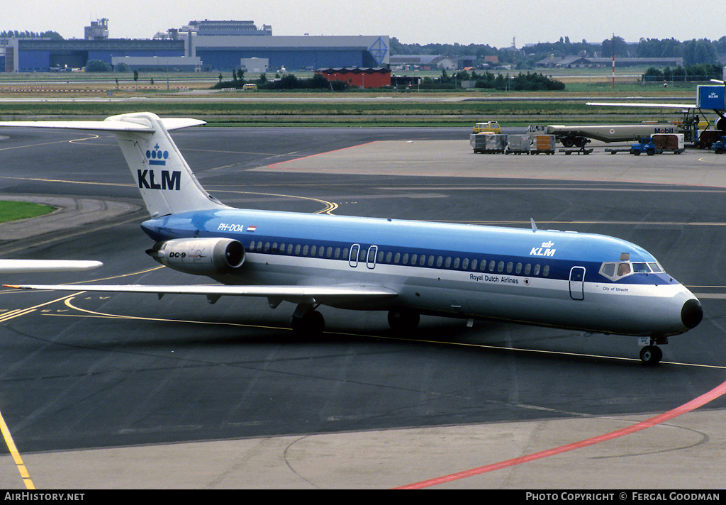 Aircraft Photo of PH-DOA | McDonnell Douglas DC-9-32 | KLM - Royal Dutch Airlines | AirHistory.net #77495