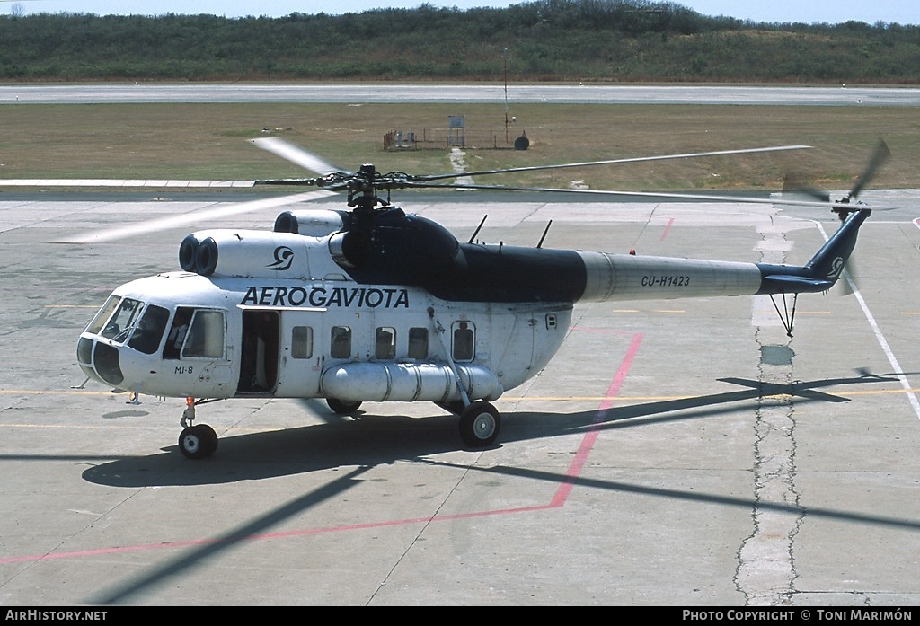 Aircraft Photo of CU-H1423 | Mil Mi-8P | Aerogaviota | AirHistory.net #77538