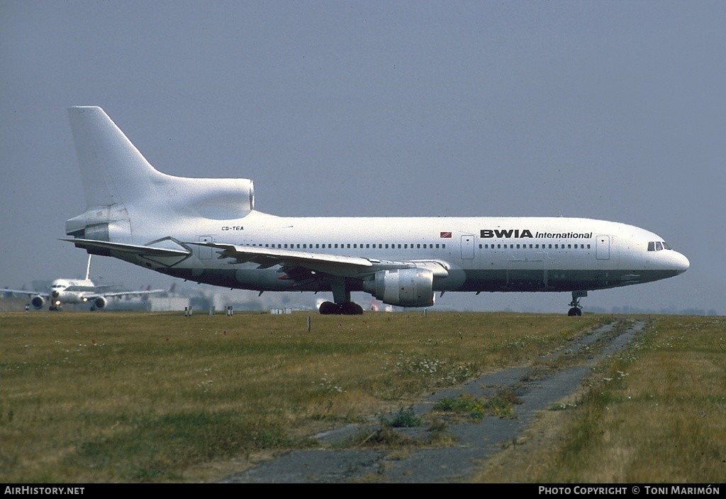 Aircraft Photo of CS-TEA | Lockheed L-1011-385-3 TriStar 500 | BWIA International | AirHistory.net #77542