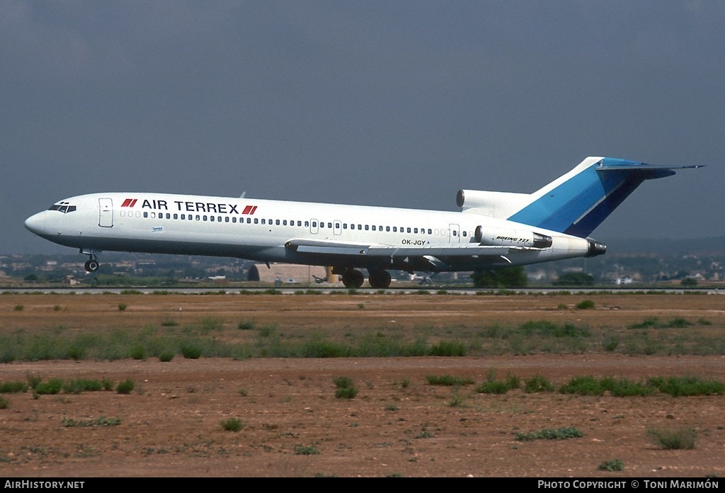 Aircraft Photo of OK-JGY | Boeing 727-230/Adv | Air Terrex | AirHistory.net #77550