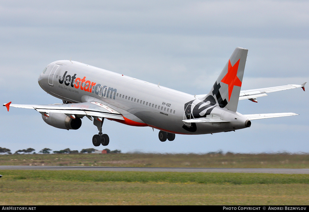 Aircraft Photo of VH-VQD | Airbus A320-232 | Jetstar Airways | AirHistory.net #77585