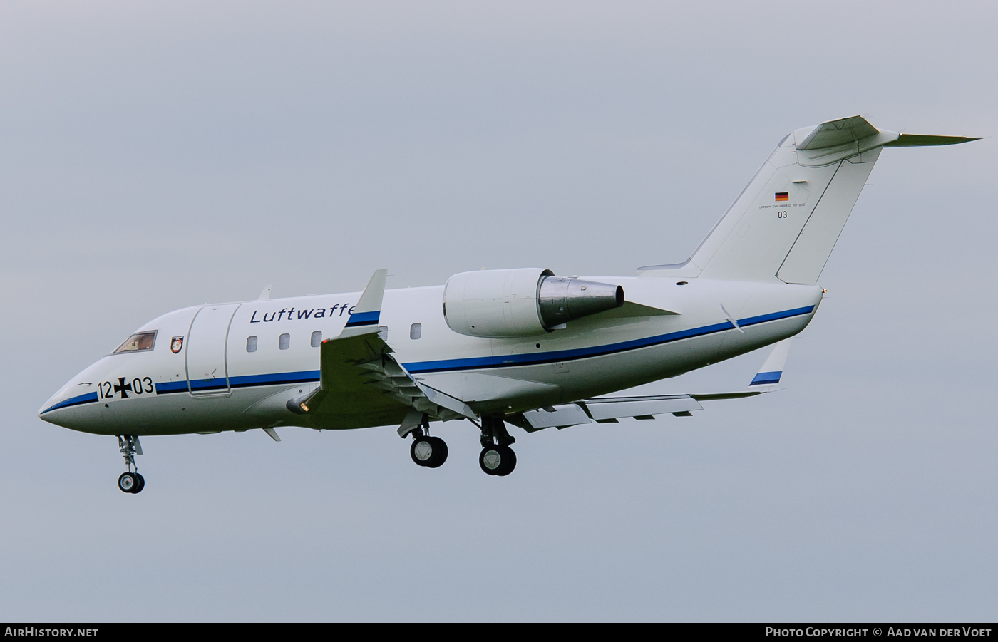Aircraft Photo of 1203 | Canadair Challenger 601 (CL-600-2A12) | Germany - Air Force | AirHistory.net #77594