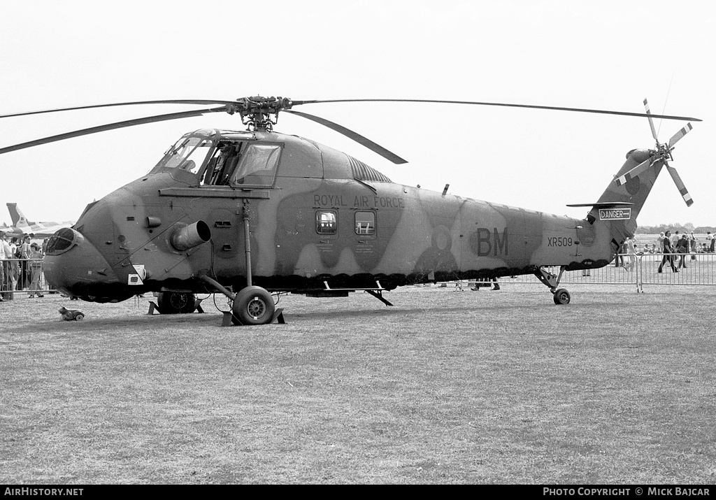 Aircraft Photo of XR509 | Westland WS-58 Wessex HC.2 | UK - Air Force | AirHistory.net #77598
