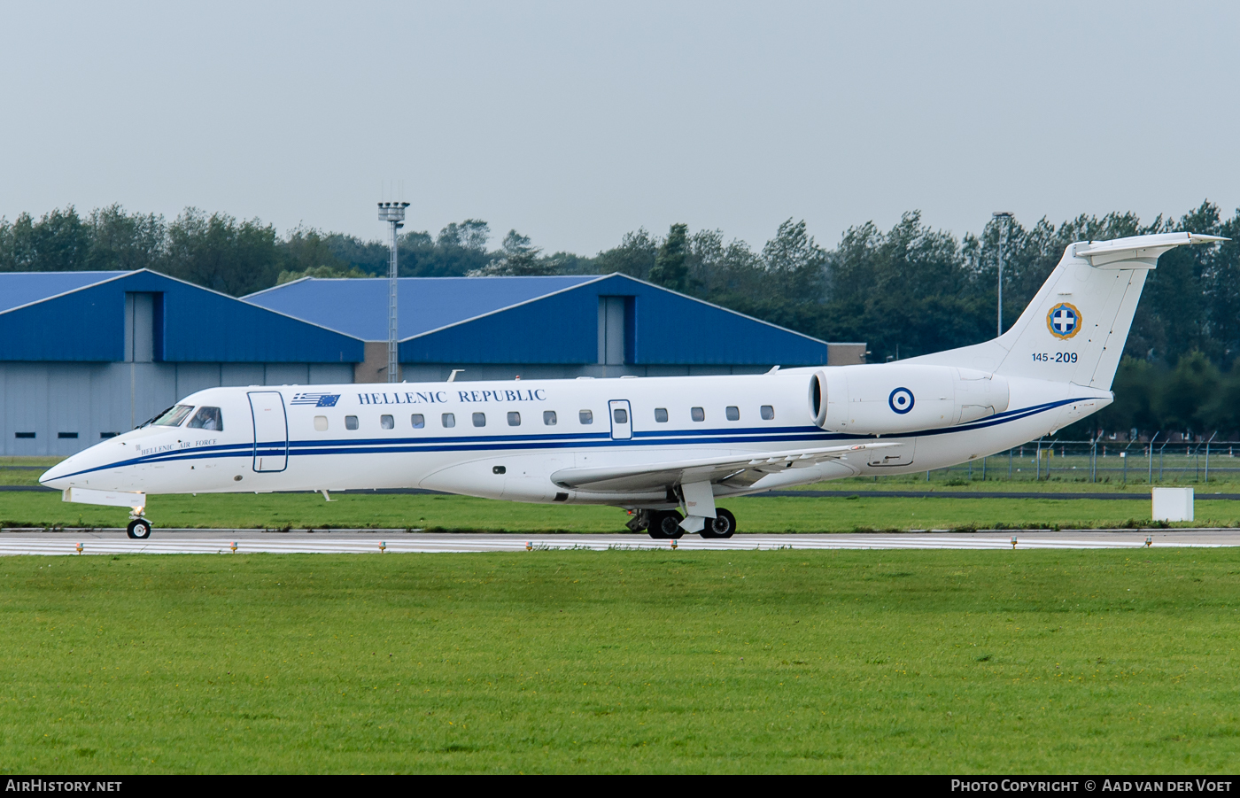 Aircraft Photo of 145-209 | Embraer ERJ-135LR (EMB-135LR) | Greece - Air Force | AirHistory.net #77606