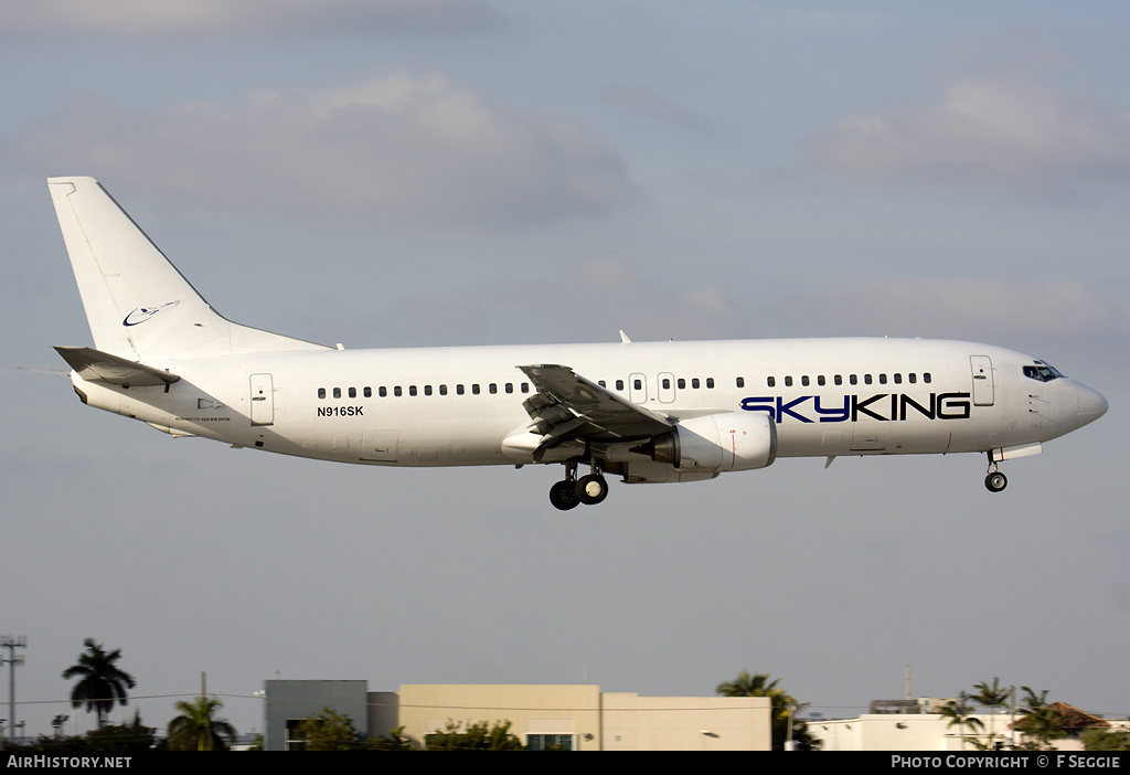 Aircraft Photo of N916SK | Boeing 737-4Q8 | Sky King | AirHistory.net #77611