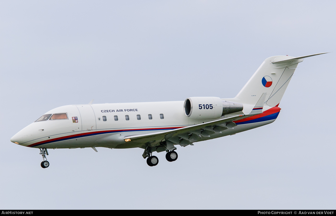Aircraft Photo of 5105 | Canadair Challenger 601-3A (CL-600-2B16) | Czechia - Air Force | AirHistory.net #77617